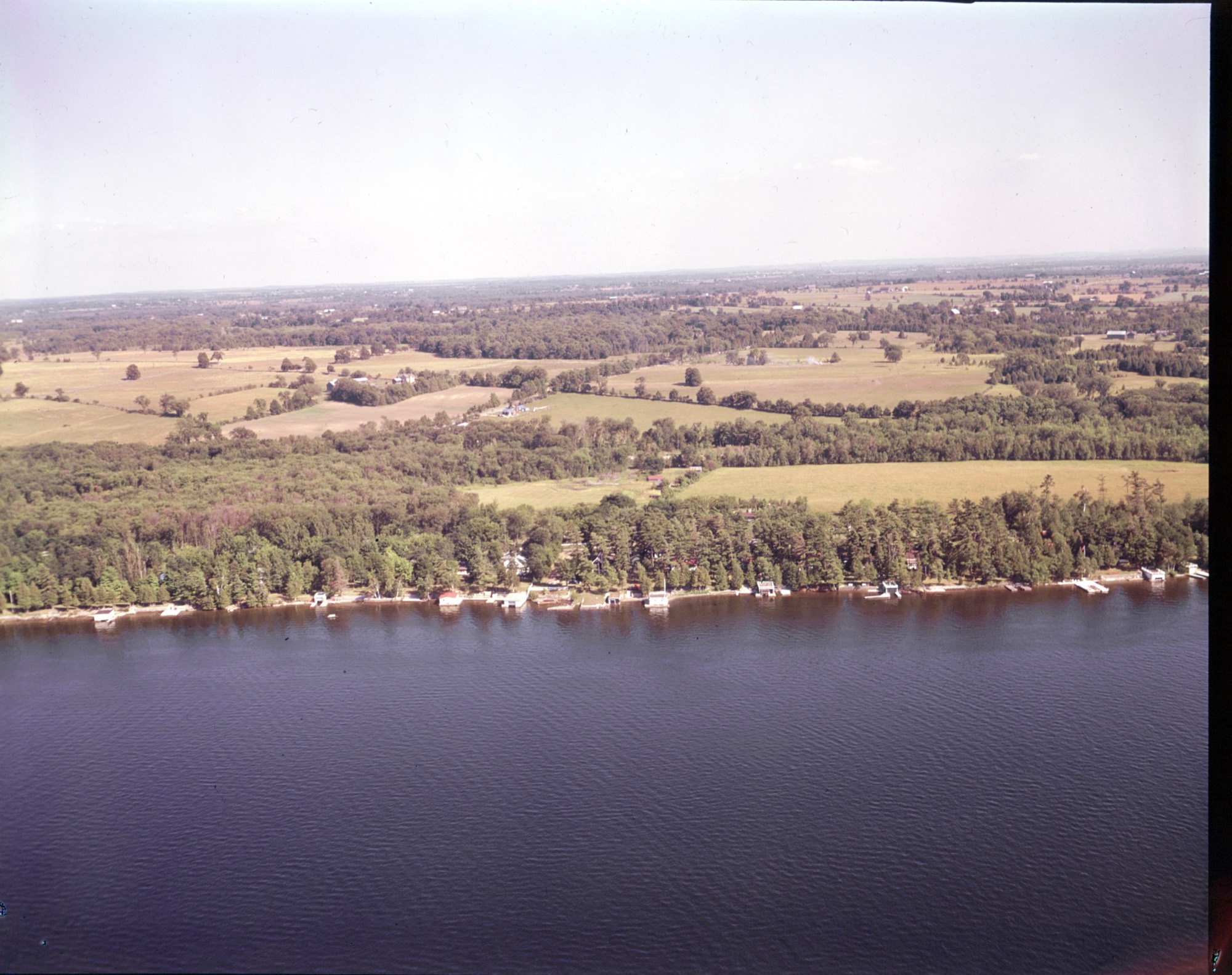 Aerial view of Sturgeon Lake at Dunsford, Kawartha Lakes